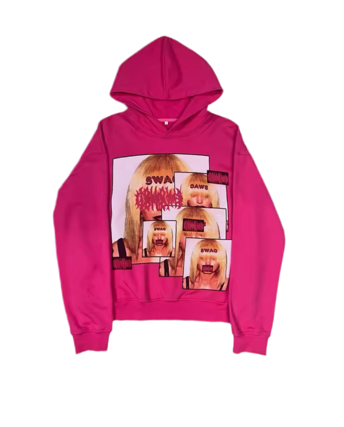 Pink Graphic Hoodie